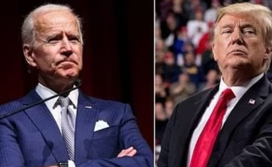 IN USA 2024 ELECTION TRUMP OVERTAKES BIDEN